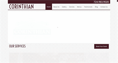 Desktop Screenshot of corinthian-event.com
